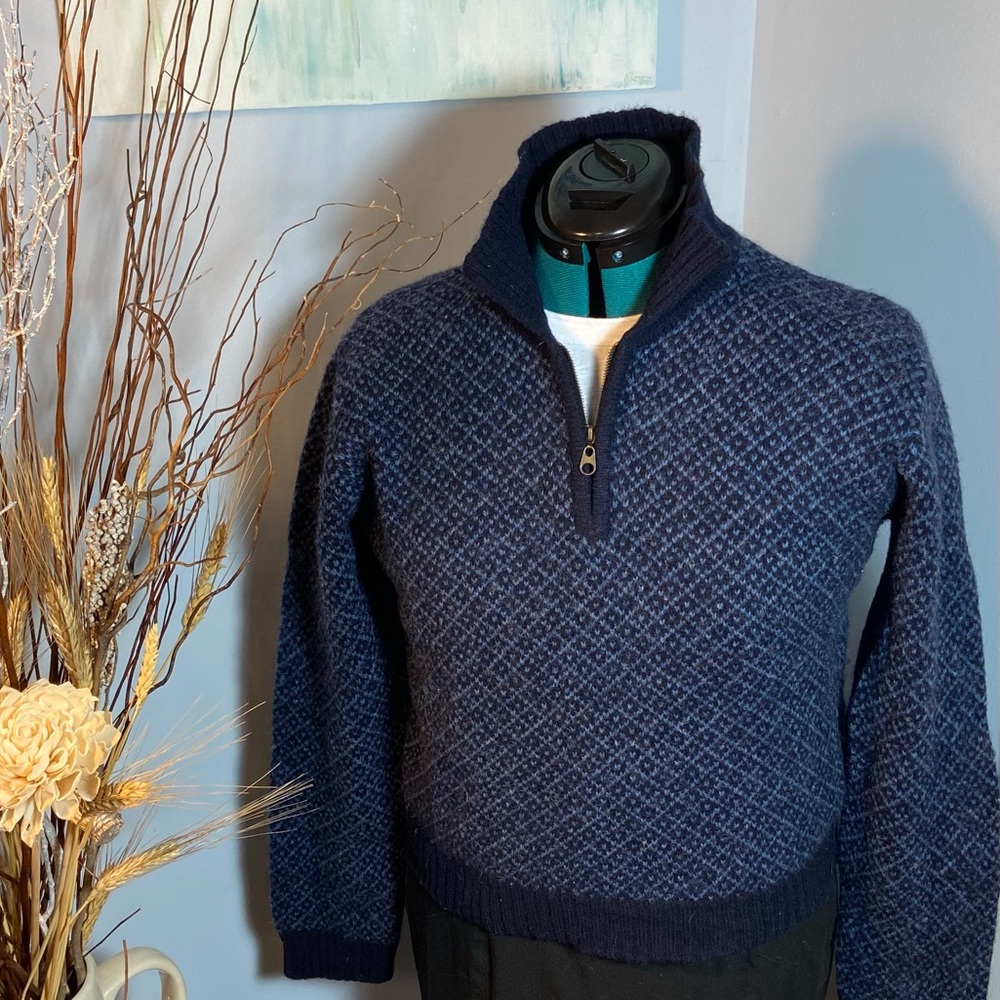 Blue Wool Sweater